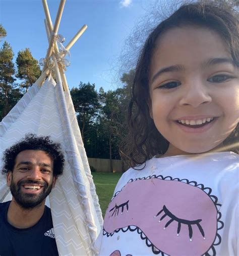 Mohamed Salah with daughter Makka Mohamed Salah | Celebrities InfoSeeMedia