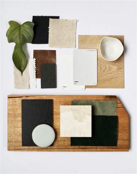 Mood Board Interior Design Material Palette