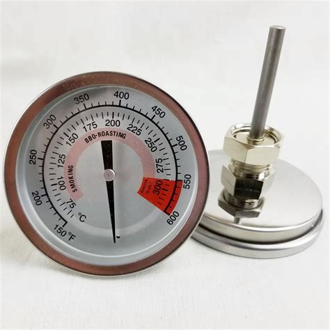Char Broil 3 Inch Universal Grill Smoker Thermometer