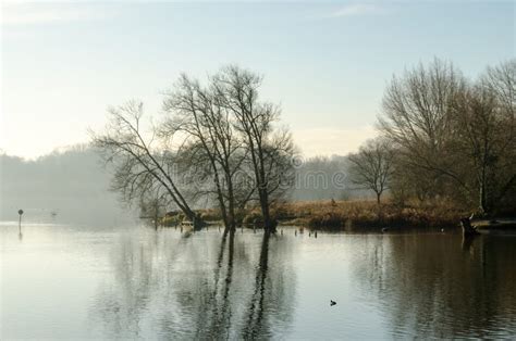 Morning Mist On The Lake Stock Image Image Of Sunrise 36939971