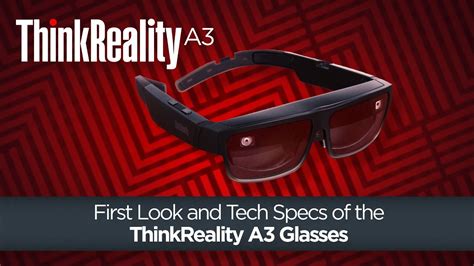 First Look And Tech Specs Of The Thinkreality A3 Glasses Youtube