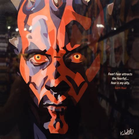 Darth Maul Poster Plaque Star Wars Infamous Inspiration