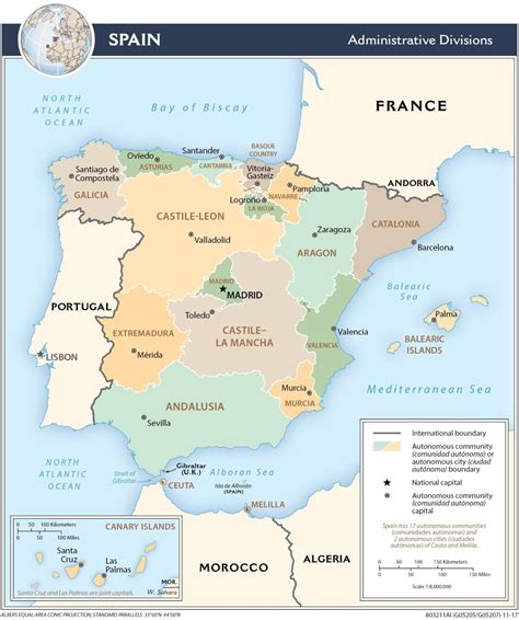 Regional Map Of Spain Countryreport