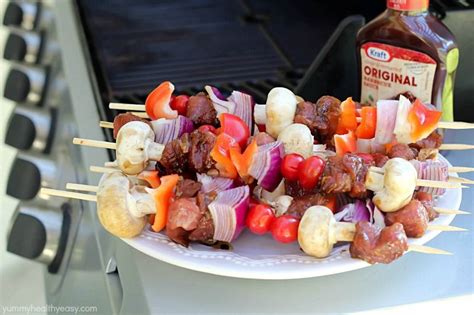Adventure to greece with this lamb dish, marinated for supreme flavor and tenderness. Grilled Teriyaki-Barbecue Pork Shish Kabobs - Yummy ...