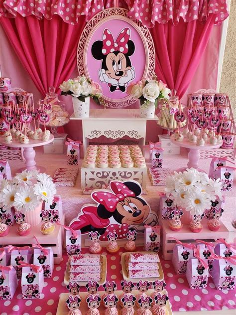 Mickey Mouse Minnie Mouse Birthday Party Ideas Photo 3 Of 9 Artofit