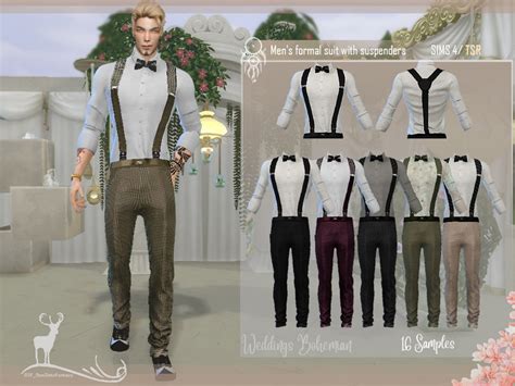 Mens Formal Suit With Suspenders It Has 16 Samples Found In Tsr