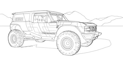Ford Bronco Coloring Pages 1 Coloring Pages