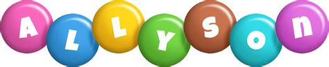 Allyson Logo Name Logo Generator Candy Pastel Lager Bowling Pin
