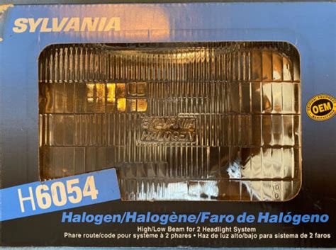 Sylvania H6054 High Performance Halogen Sealed Beam Headlight Ebay