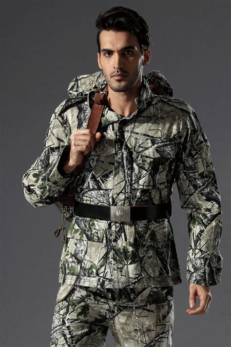 Meadow Terrain Camo Hunting Jacket Bionic Tactical Camouflage Hunting