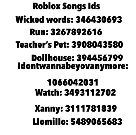 Roblox Songs Ids In 2023 Roblox Roblox Codes Words