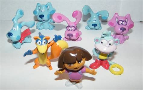 Nick Jr Blues Clues Dora The Explorer Mini Figure Toy Set Of 8 Buy