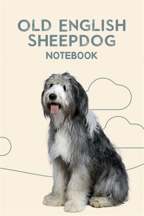Old English Sheepdog Notebook Notebookjournal Diary Lined Size