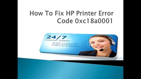 How To Fix Hp Printer Error Code Xc A Youtube