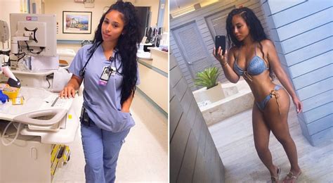 Bidexmedia Instagram Model Kaicyre Palmers Worlds Sexiest Nurse