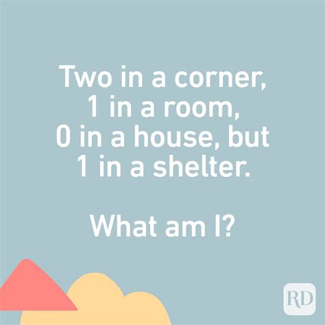 What Am I Riddles With Answers Readers Digest