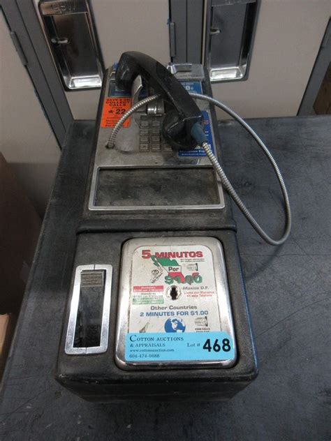 Vintage Coin Operated Pay Phone