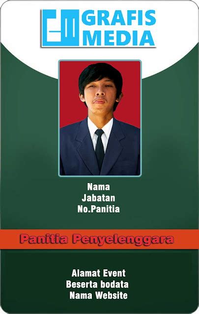 Contoh Desain Id Card Panitia Keren Terkeren Images And Photos Finder