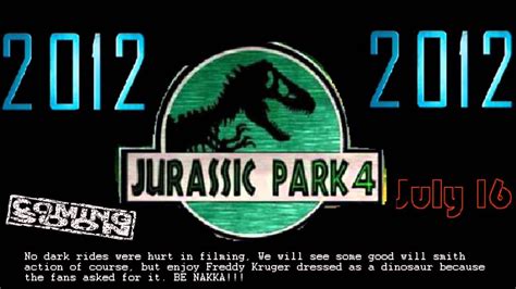 Jurassic Park 4 Trailer Hd Coming 2015 Youtube