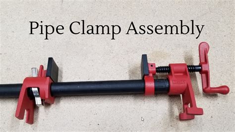 How To Assemble Pipe Clamps Youtube