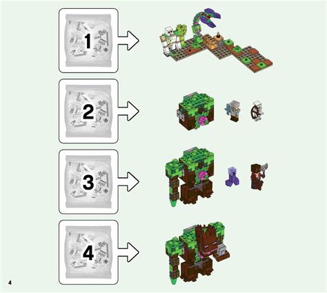 Lego 21176 The Jungle Abomination Instructions Minecraft