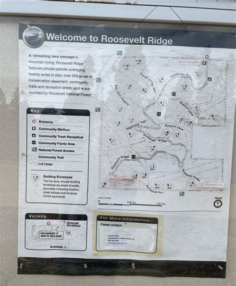 21 Original Entrance Map Roosevelt Ridge Homeowners Association