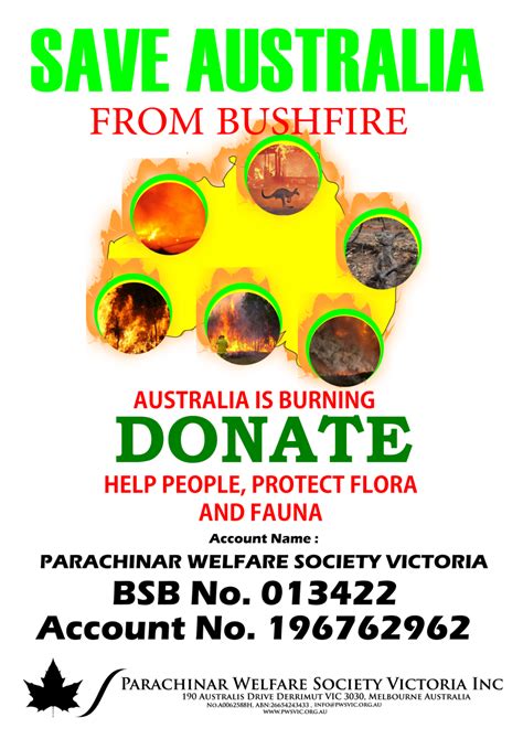 Save Australian Flora And Fauna Donate To Help And Assist Bushfire