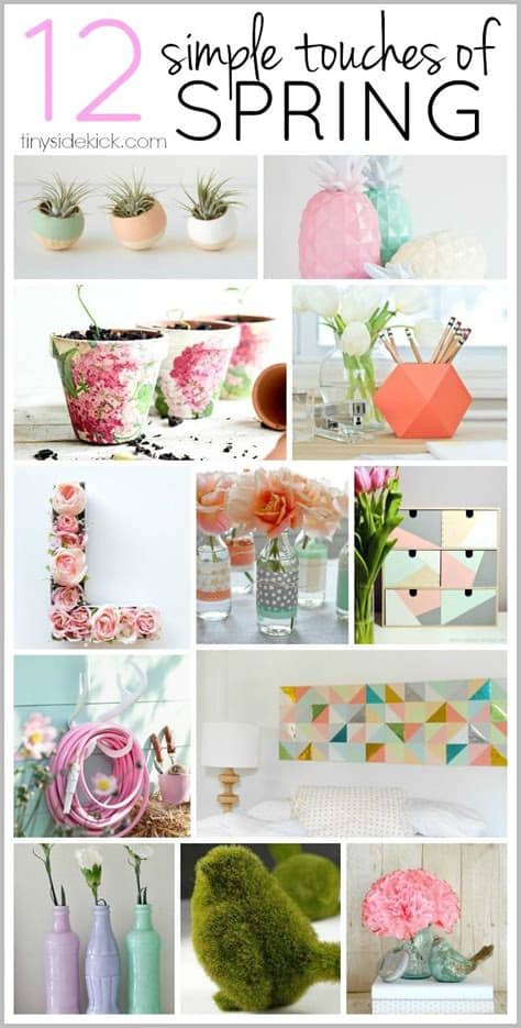 This is one of the most simple and easy home decor craft. 12 Ways to Add a Simple Touch of Spring | Spring home ...