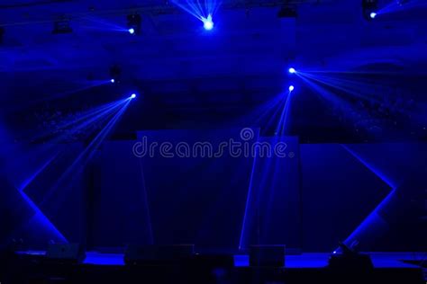 Blue Stage Light Stock Image Image Of Entertainment 37927987