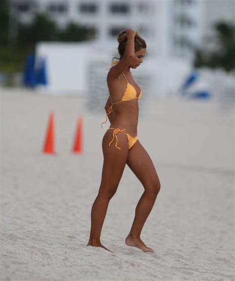 Sandra Kubicka In Orange Bikini Photoshoot 05 Gotceleb