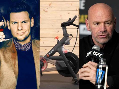 That Fking Dork Furious Dana White Throws Out Peloton Cycles From