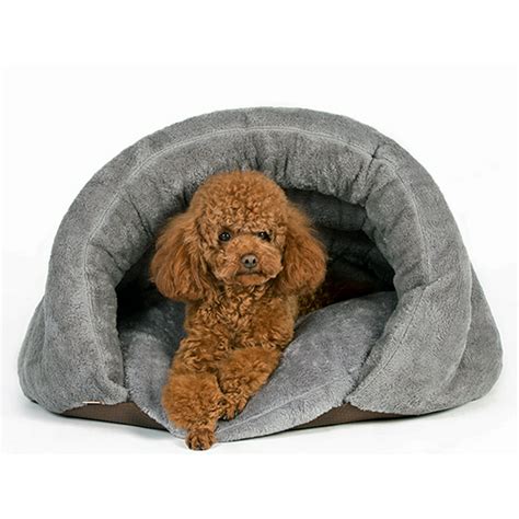 Birdsong The Original Cuddle Pouch Pet Bed Medium Dog Cave Covered