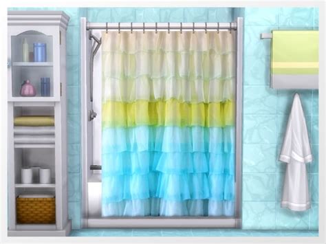 Xtreme Shower Curtains By Oldbox At All 4 Sims Sims 4 Updates