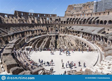Photo Of The Inside Of The Colosseum In Rome Editorial Photography
