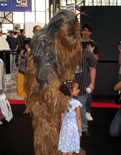 Girl Chewbacca In Costume At Comiccon Jon Evans Flickr