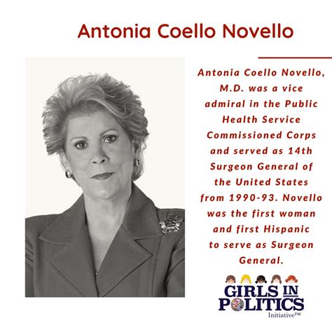 Girls In Politics Initiative On Twitter Antonia Coello Novello Md