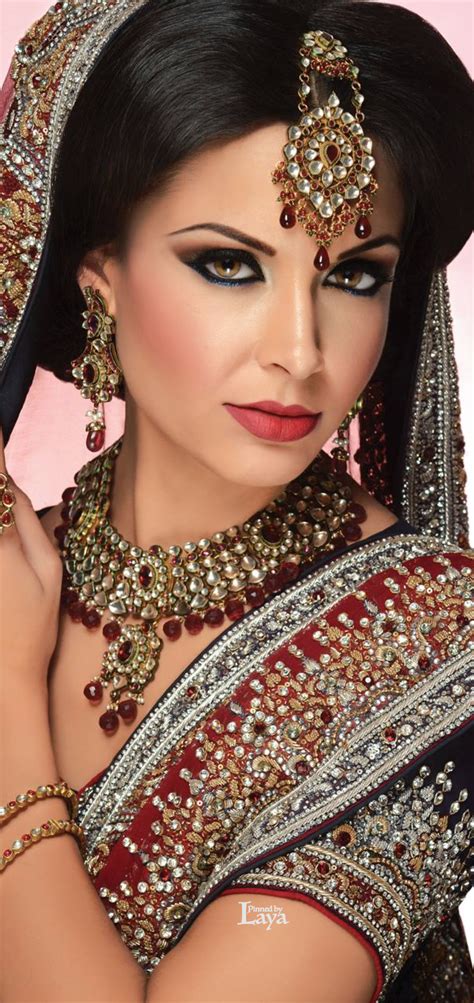 ♔laya♔indian bride♔ más most beautiful faces beautiful eyes beautiful bride indian bridal