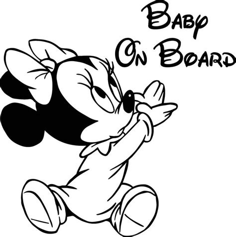 Download Details about Baby On Board Mickey Mouse Decal Truck ...