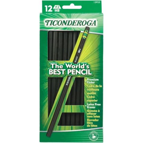 Ticonderoga Matte Black No2 Pencil Dix13953