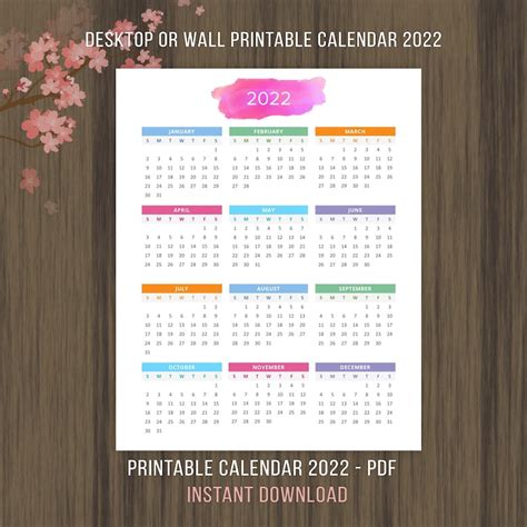 Printable 2022 32ss Calendar Michel Zbinden En A5 2022 Yearly