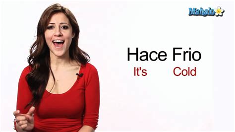 How To Say It S Cold In Spanish Youtube
