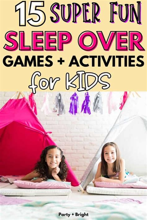 15 Fun Sleepover Games And Activities For Kids Of All Ages The