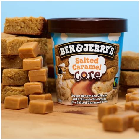 Ben Jerry S Salted Caramel Core Ice Cream Pint 16 Oz Frys Food Stores