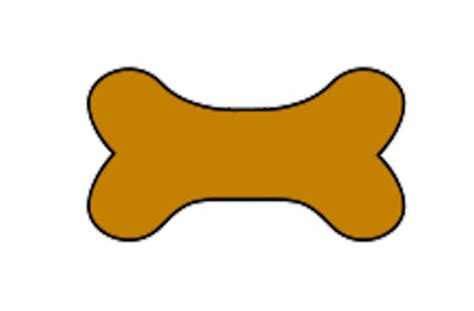 Outline Of A Dog Bone Free Download On Clipartmag