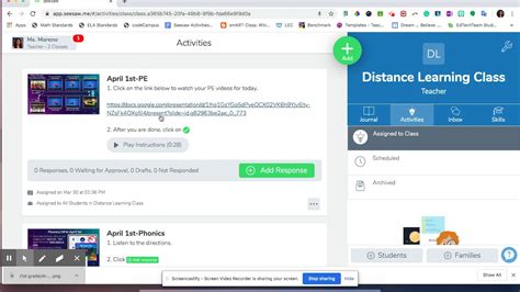 There is no comparison needed between the seesaw family app vs class app because they both are for different audiences. Accessing Seesaw Activities Tutorial (English) - YouTube