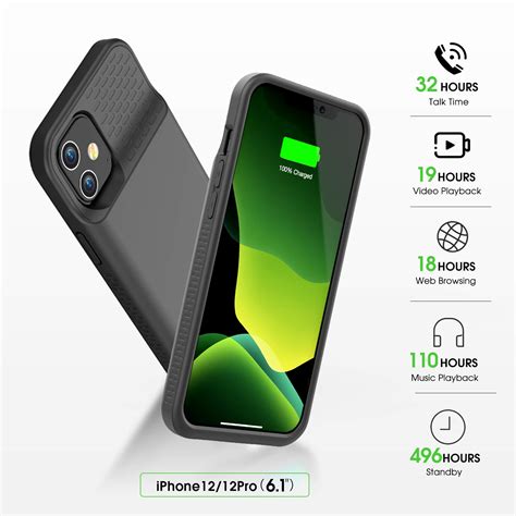 Mua Allezru Battery Case For Iphone 12 Proiphone12 5000mah Portable