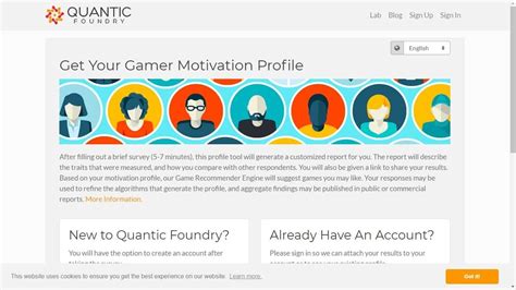 Trying Out The Quantic Foundry Gamer Motivation Survey Youtube