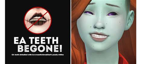 Ea Teeth Begone Default Replacement Teeth Pyxis Sims Sims Tooth