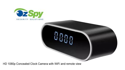 Spy Hidden Camera Clock 1080p Wi Fi P2p Remote View Youtube