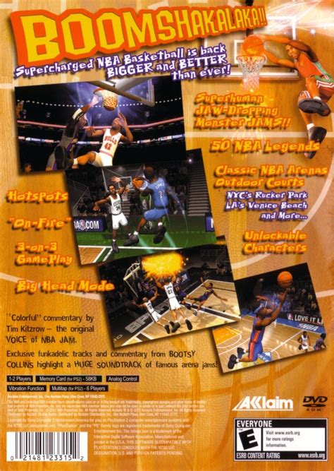 Nba Jam Para Playstation 2 2003